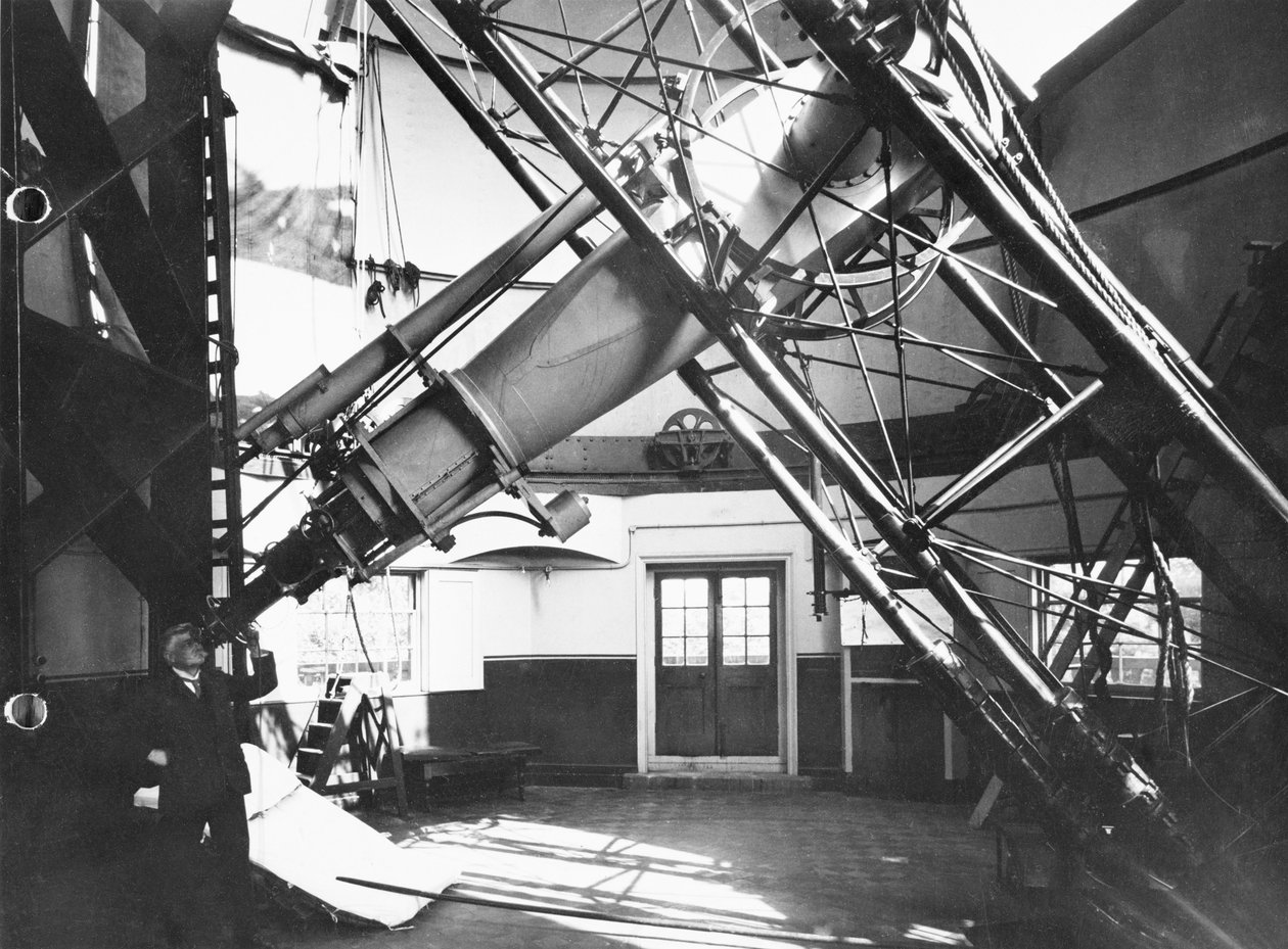Telescopio rifrattore visivo da 28 pollici, c.1893 da Howard Grubb