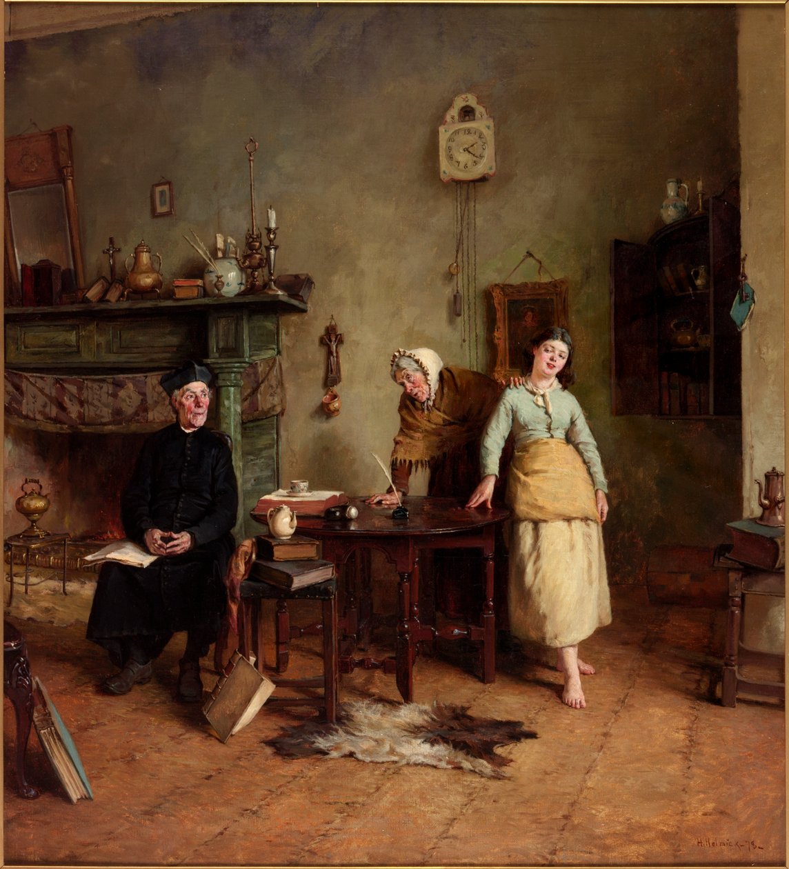 La figlia ribelle, 1878 da Howard Helmick