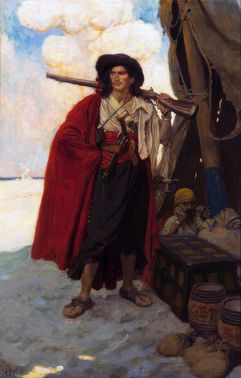 Il Bucaniere era un tipo pittoresco da Howard Pyle