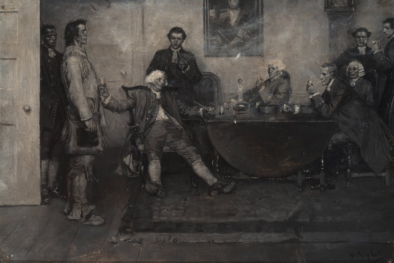 "Questo è Enoch Wade, signori," disse il baronetto da Howard Pyle