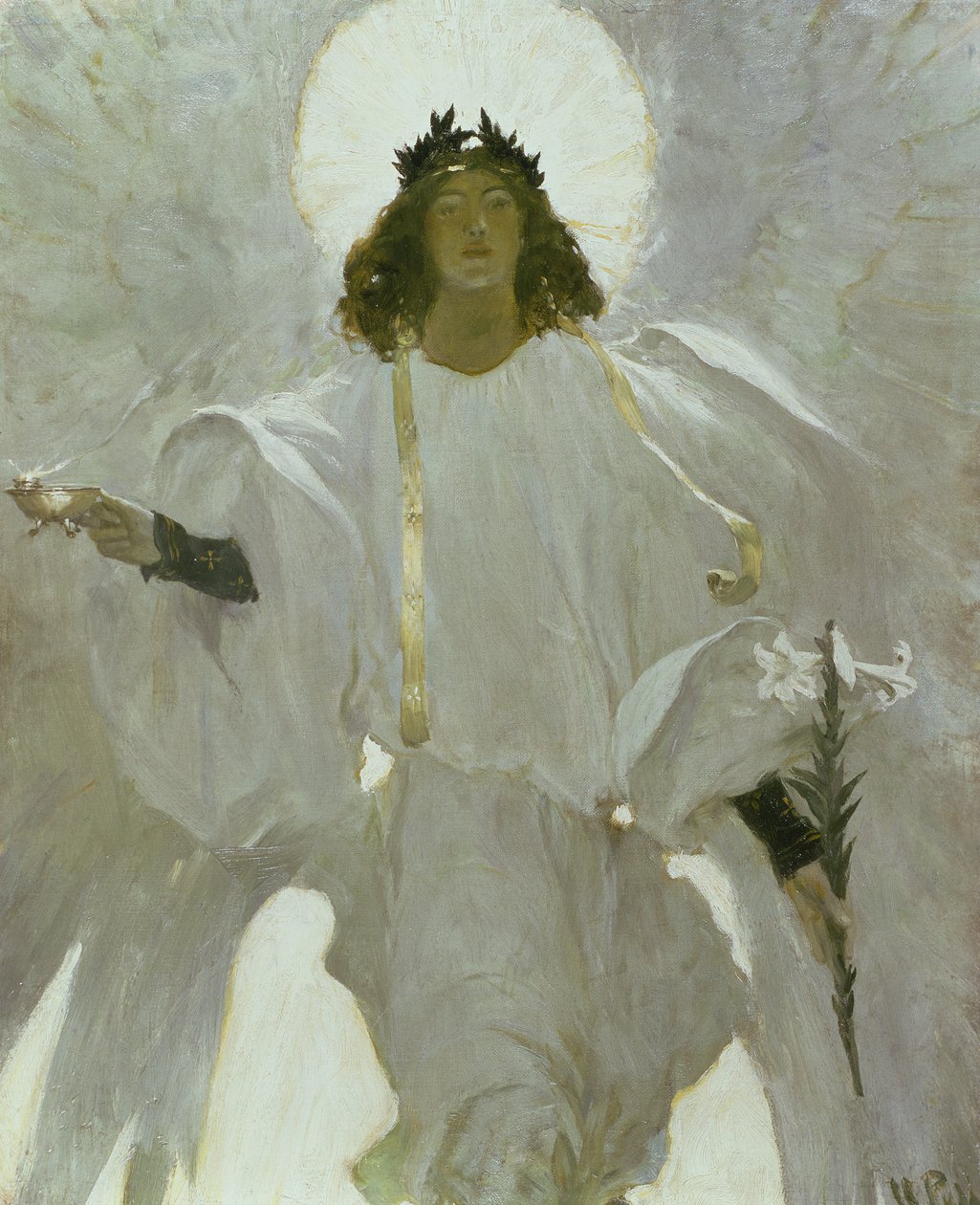 Perché cercate il vivo tra i morti?, 1905 da Howard Pyle