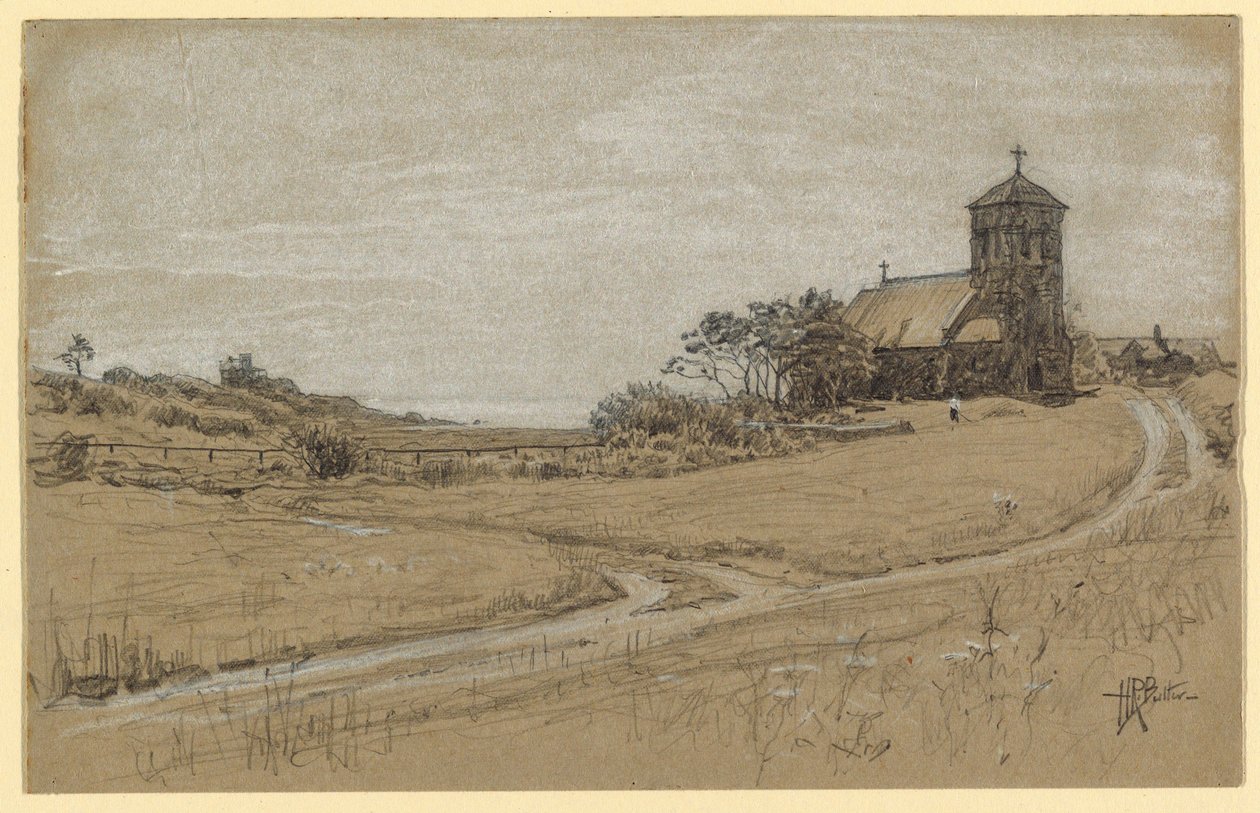Disegno, Paesaggio, 1880-90 da Howard Russell Butler