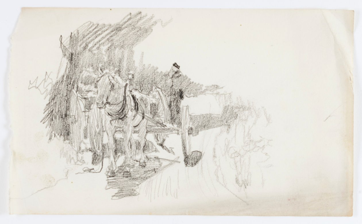 Senza titolo (Carro trainato da cavalli) da Howard Russell Butler