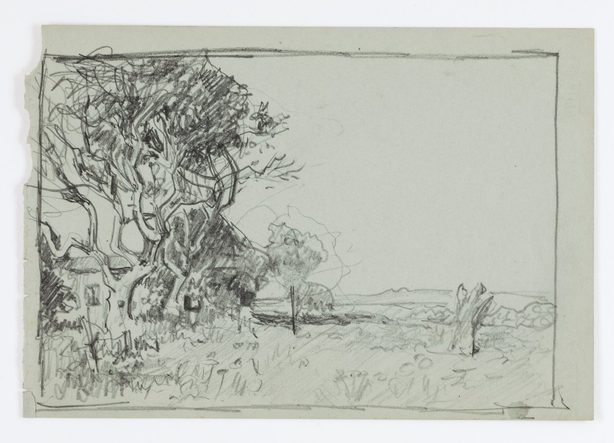 Senza titolo (Albero con casa) da Howard Russell Butler