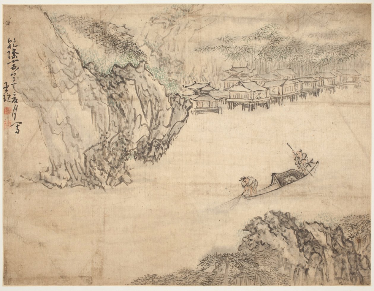 Paesaggi e figure: Paesaggio da Huang Shen