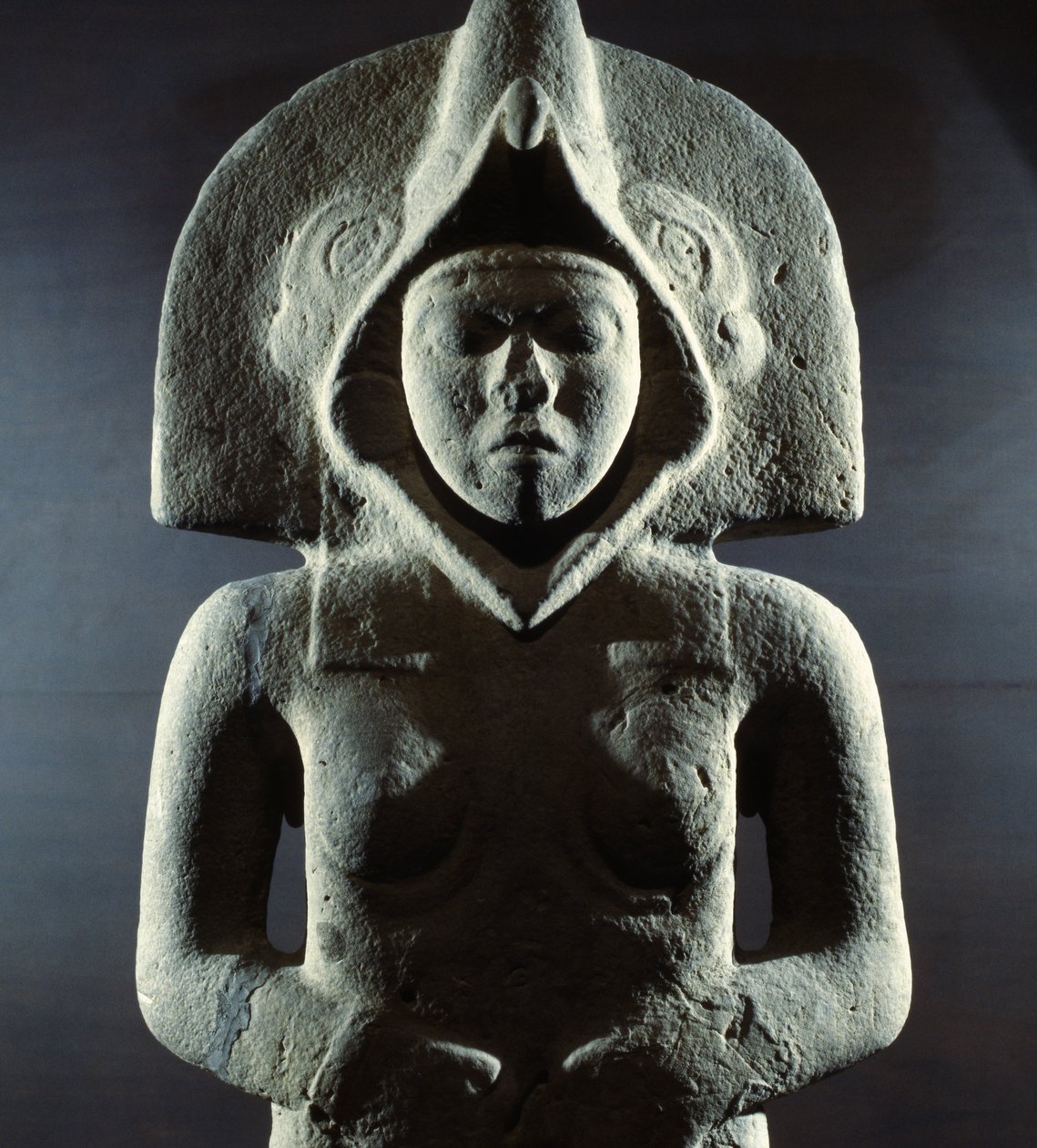 Scultura della dea della fertilità, da Tepetzintla, Messico da Huaxtec