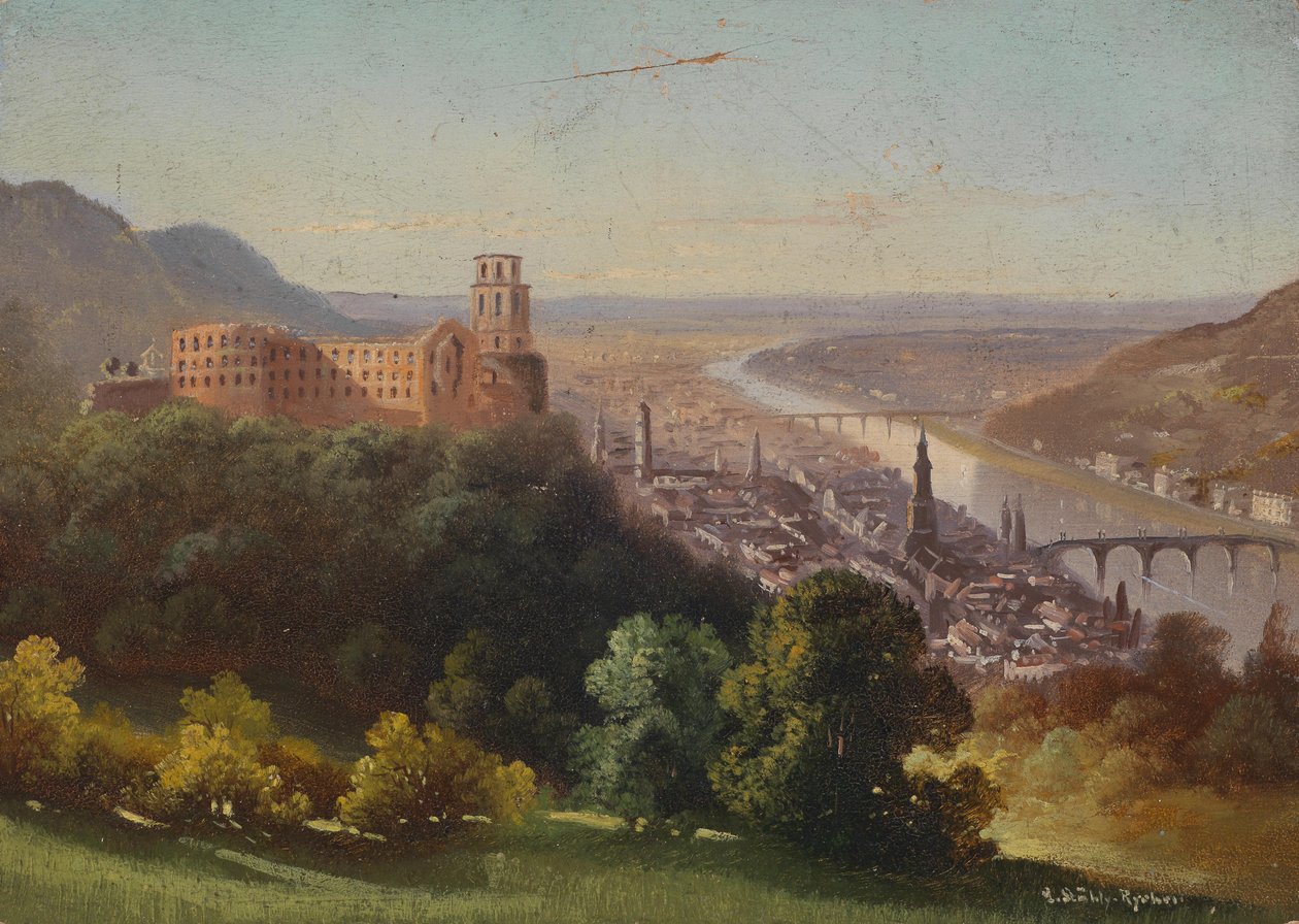 Veduta di Heidelberg da Hubert Sattler