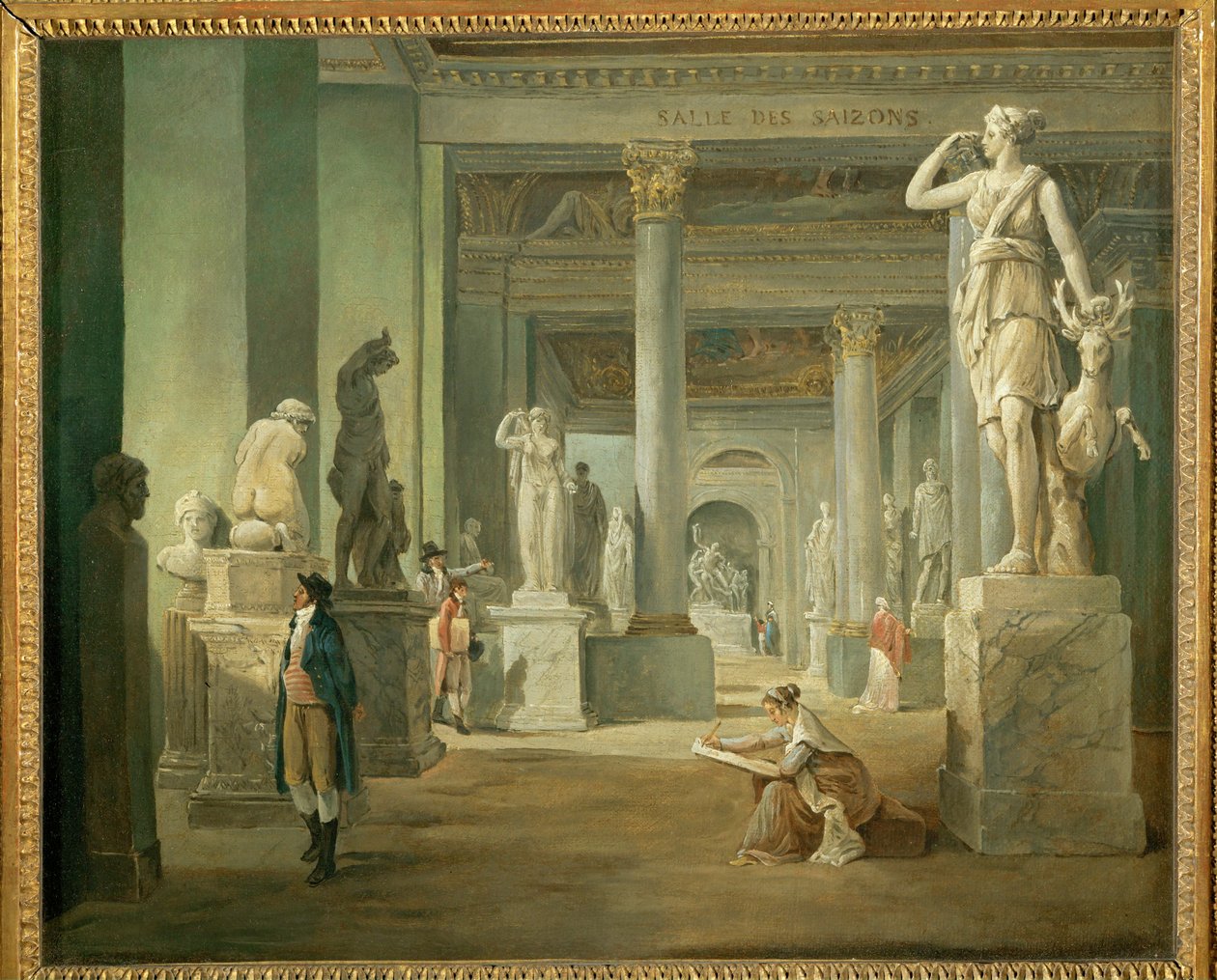 La Sala delle Stagioni del Louvre ... da Hubert (circle of) Robert