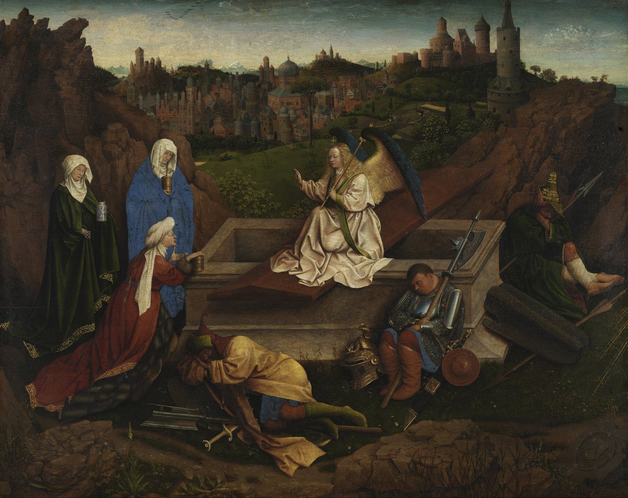 Le tre Marie al sepolcro da Hubert Eyck