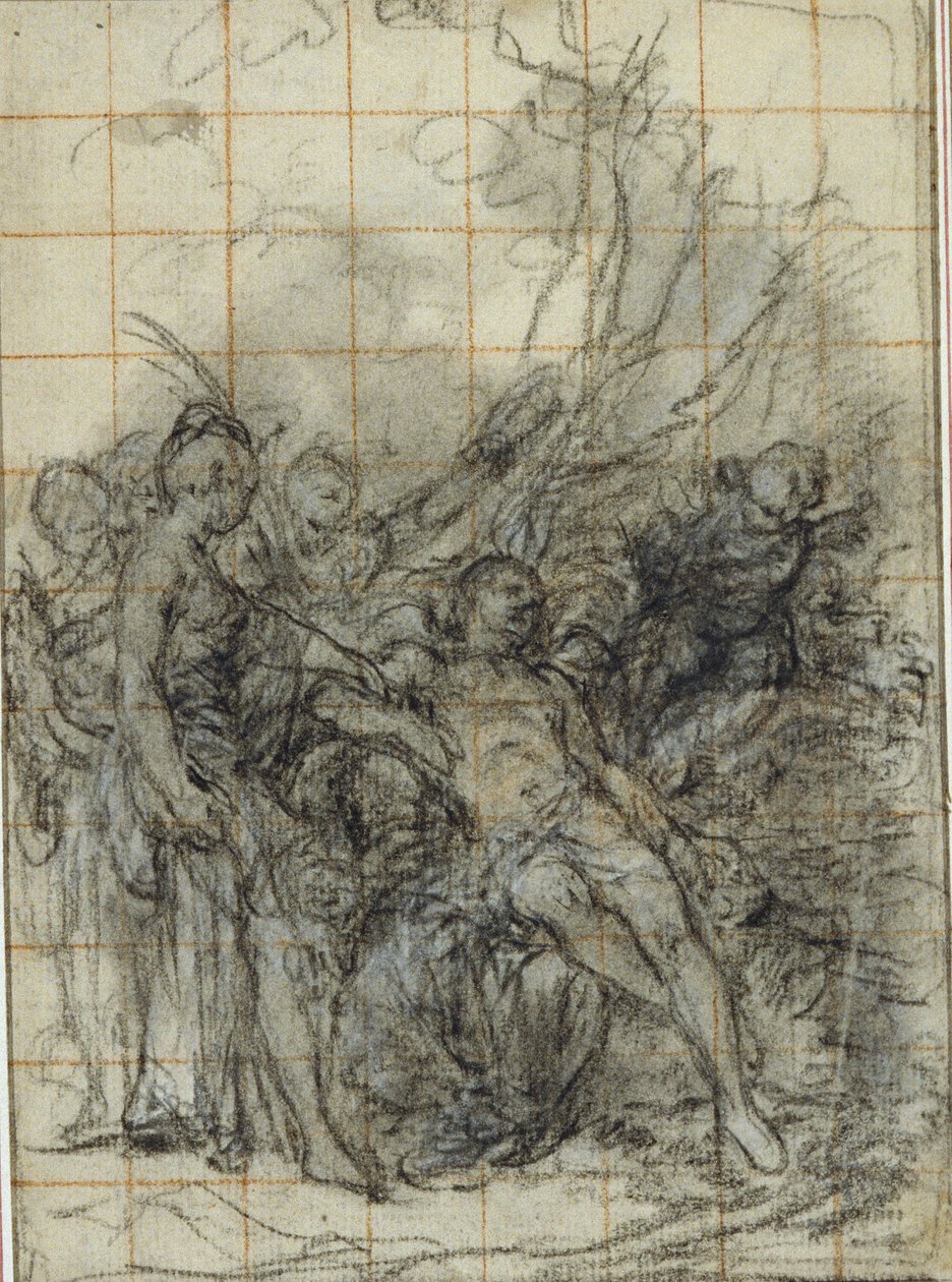 Morte di Adone (?) da Hubert Francois Gravelot