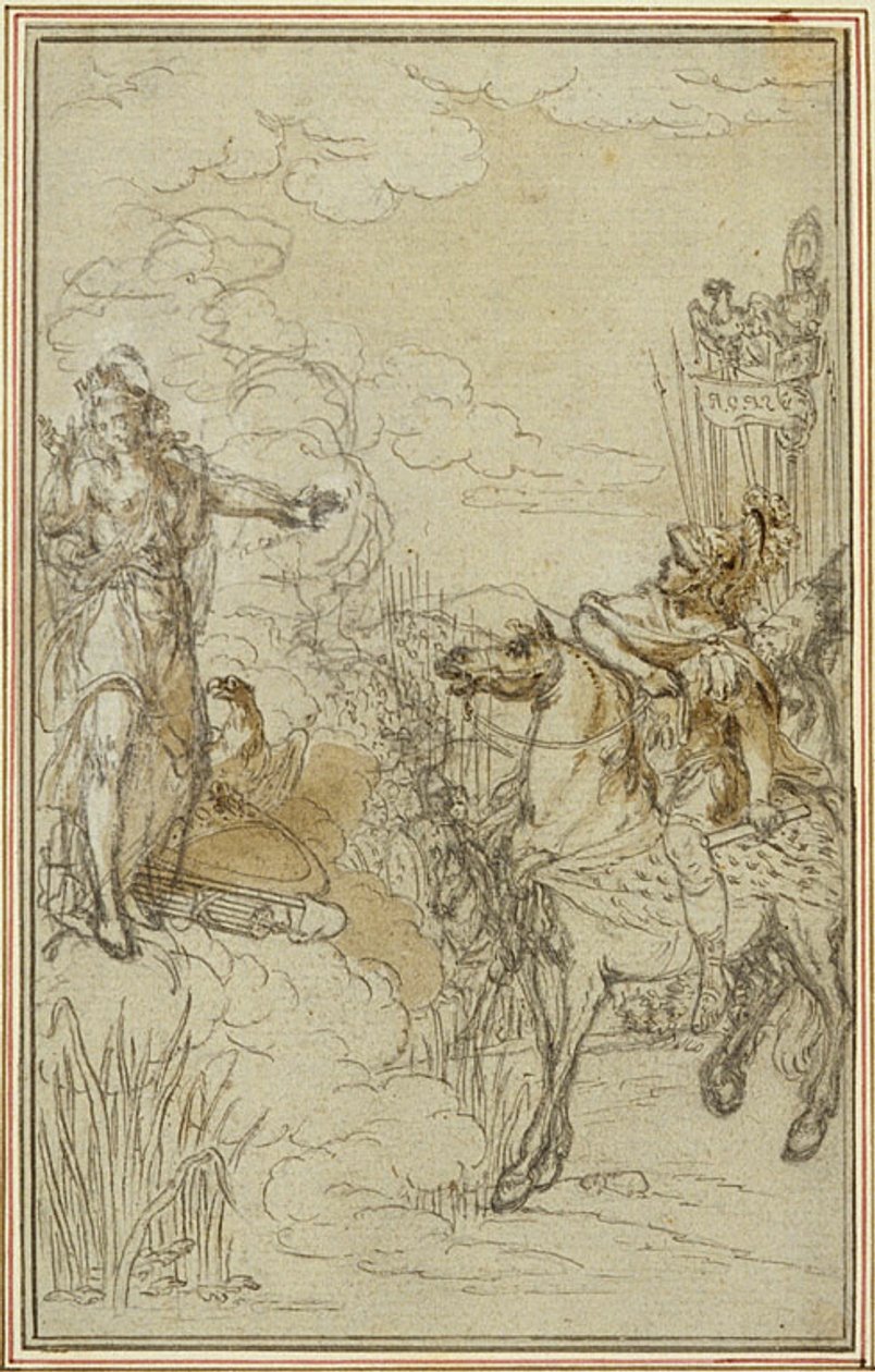 Studio per "La Pharsale" di Lucain, Canto I da Hubert Francois Gravelot