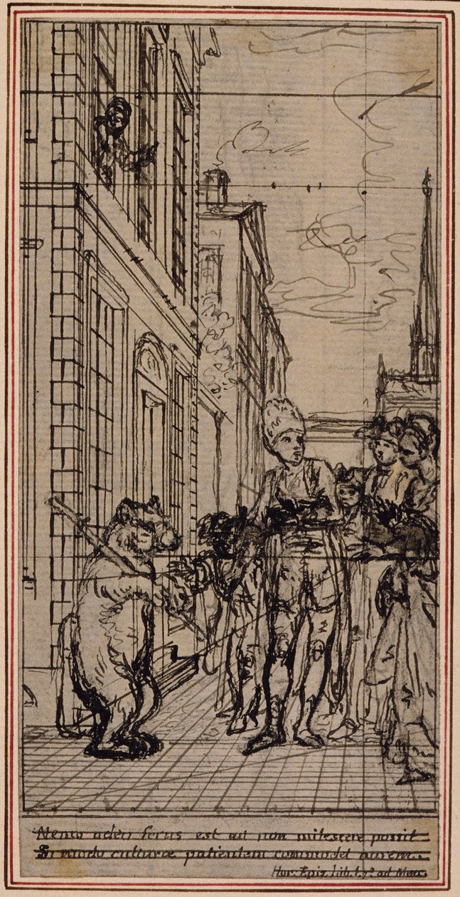 Studio per vignetta-frontespizio in "Principes Generaux Pour Servir à l