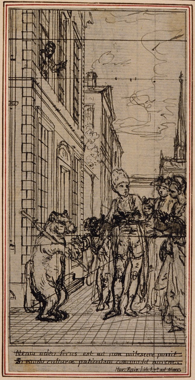 Studio per vignetta-frontespizio in "Principes Generaux Pour Servir à l