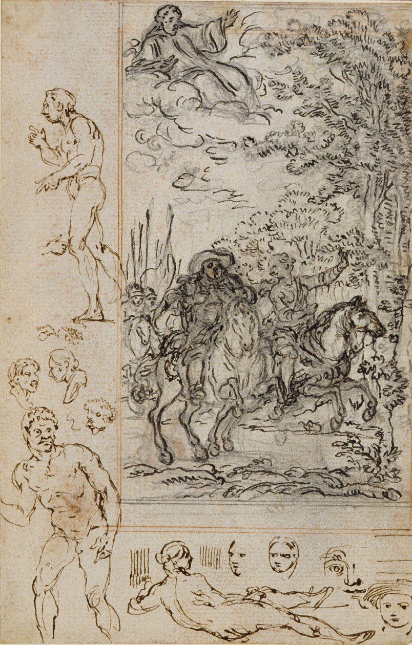 Studio per la vignetta de "La Pucelle d
