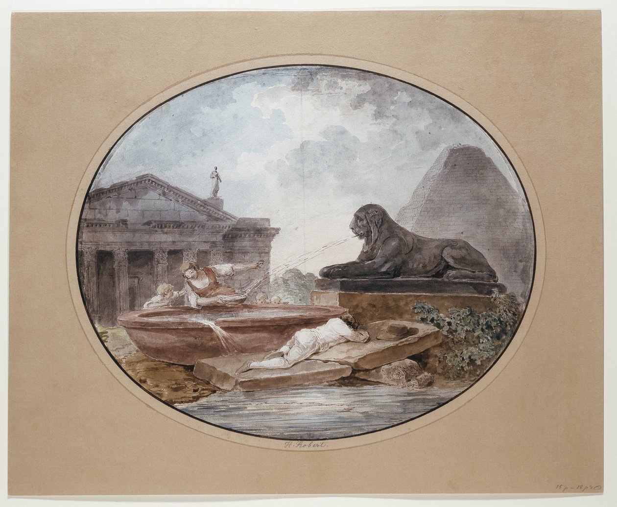 Capriccio architettonico da Hubert Robert
