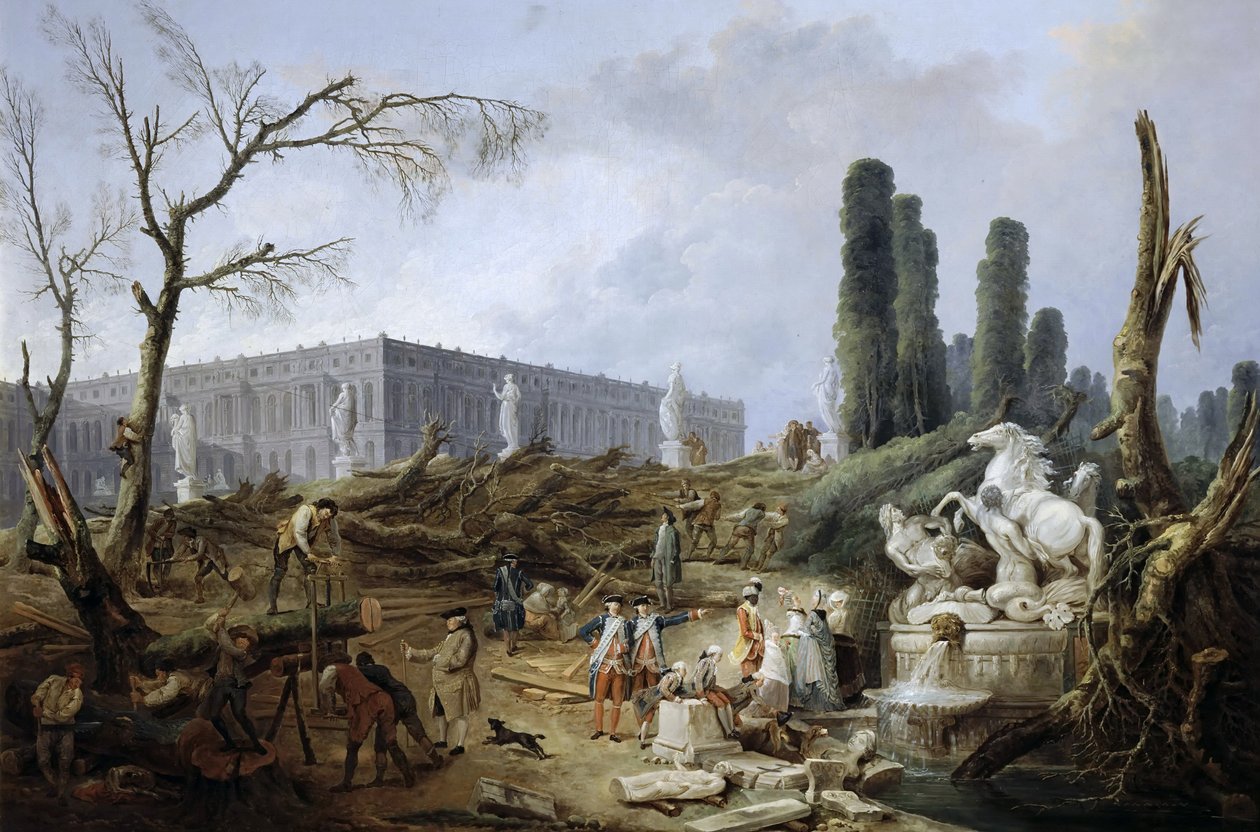 Boschetto dei Bagni di Apollo da Hubert Robert