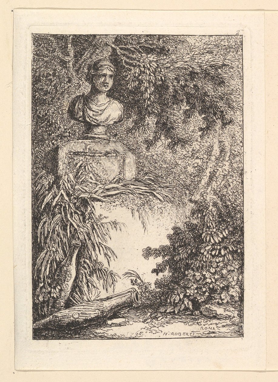 Il Busto da Hubert Robert