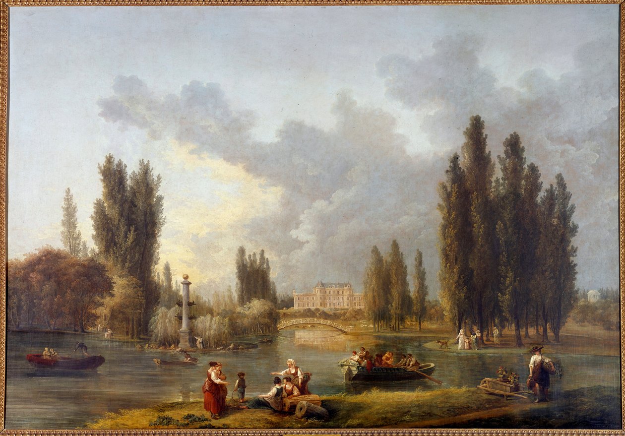 Il castello di Mereville da Hubert Robert