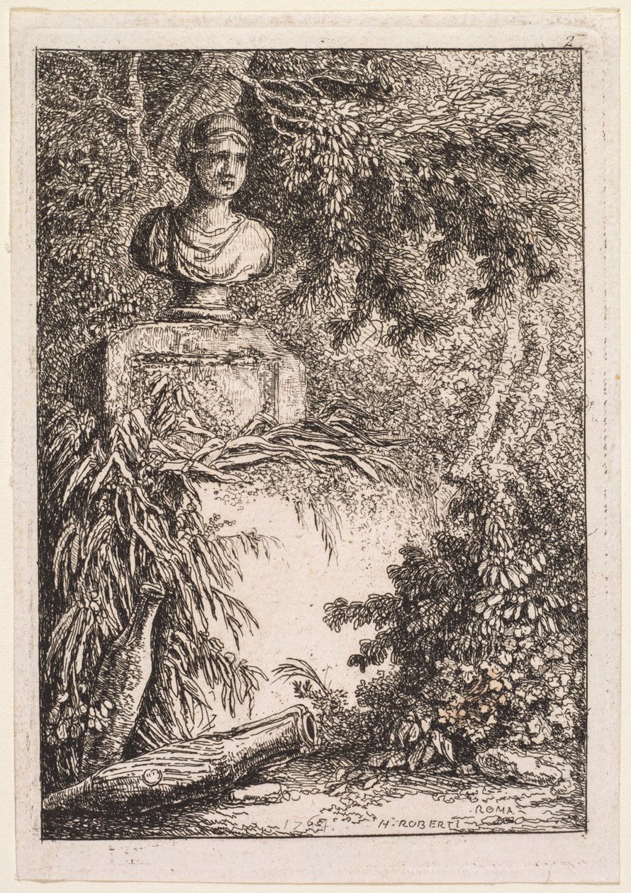 Les Soirées de Rome: Le Buste da Hubert Robert