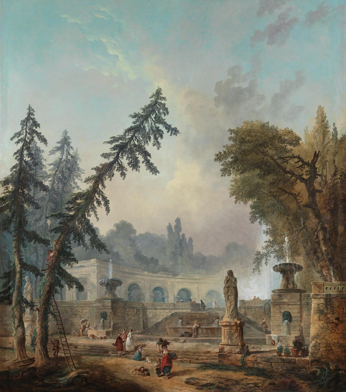 Paesaggio di parco da Hubert Robert