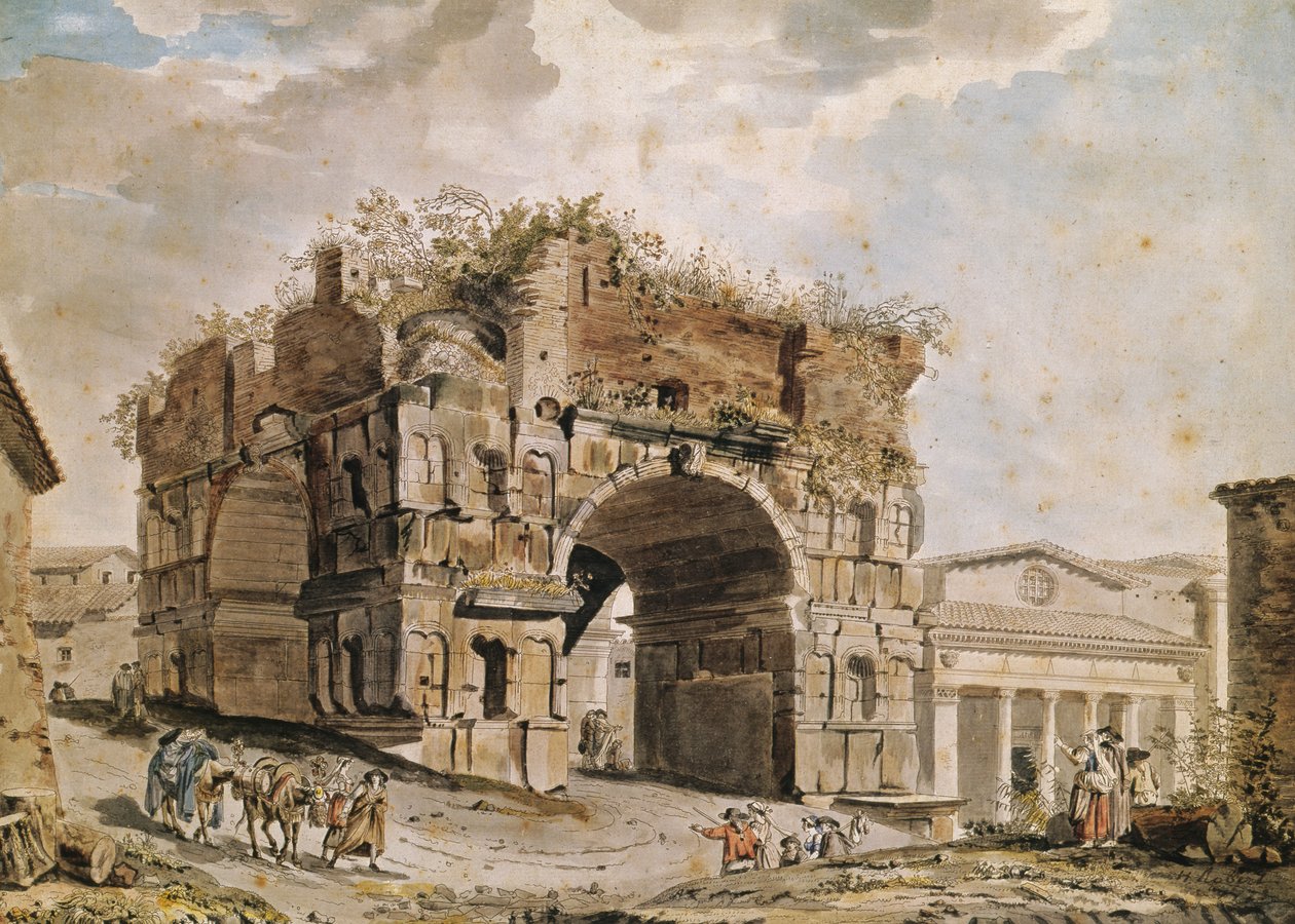 Rovine romane da Hubert Robert
