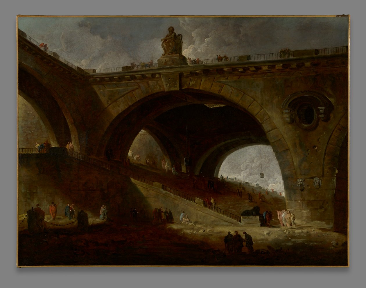 Il Vecchio Ponte da Hubert Robert