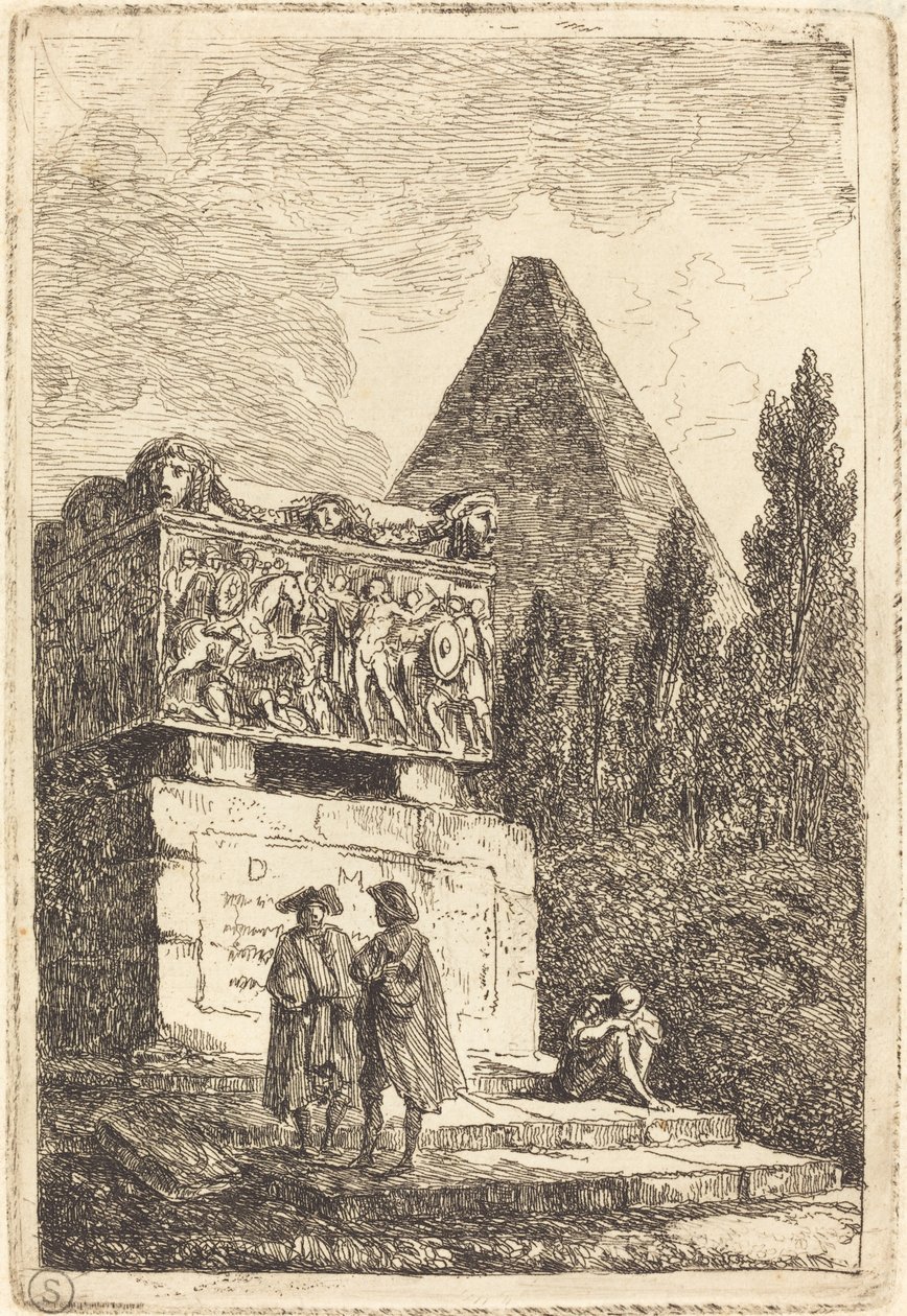 Il sarcofago da Hubert Robert
