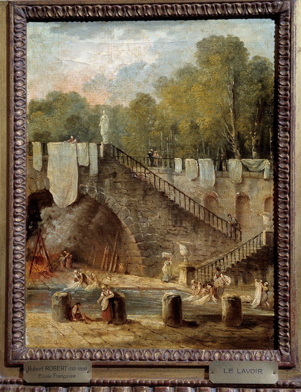 Il lavaggio da Hubert Robert
