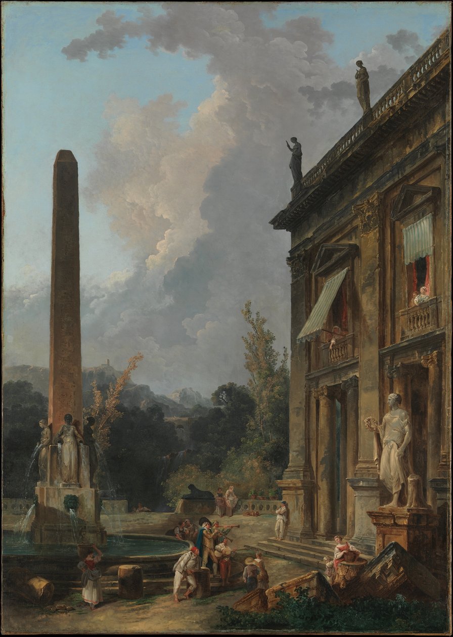 Menestrelli erranti da Hubert Robert