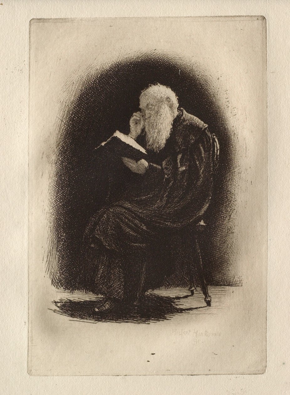 Studio di una certosa da Hubert von Herkomer