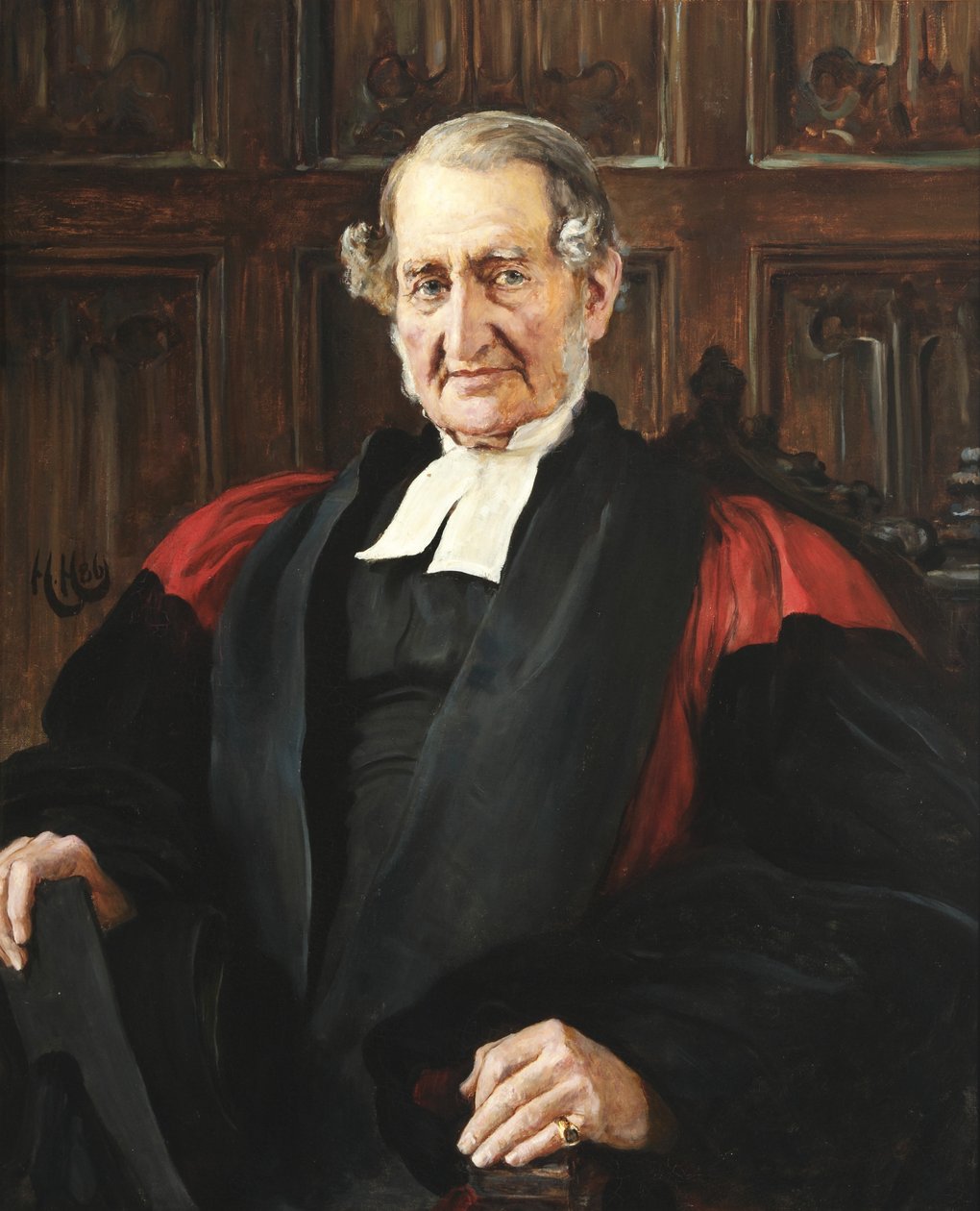 James Edwards Sewell da Hubert von Herkomer