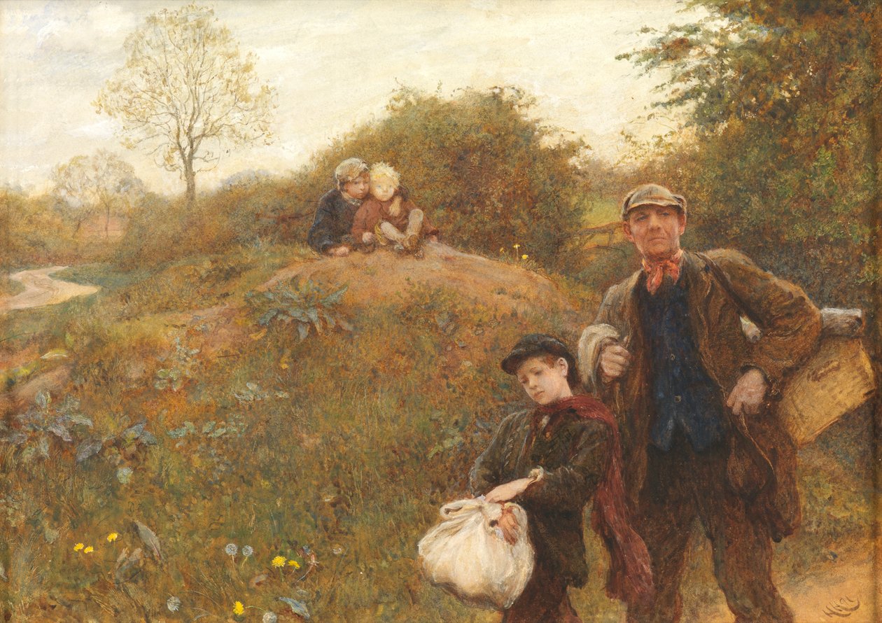 Andando avanti, 1891 da Hubert von Herkomer