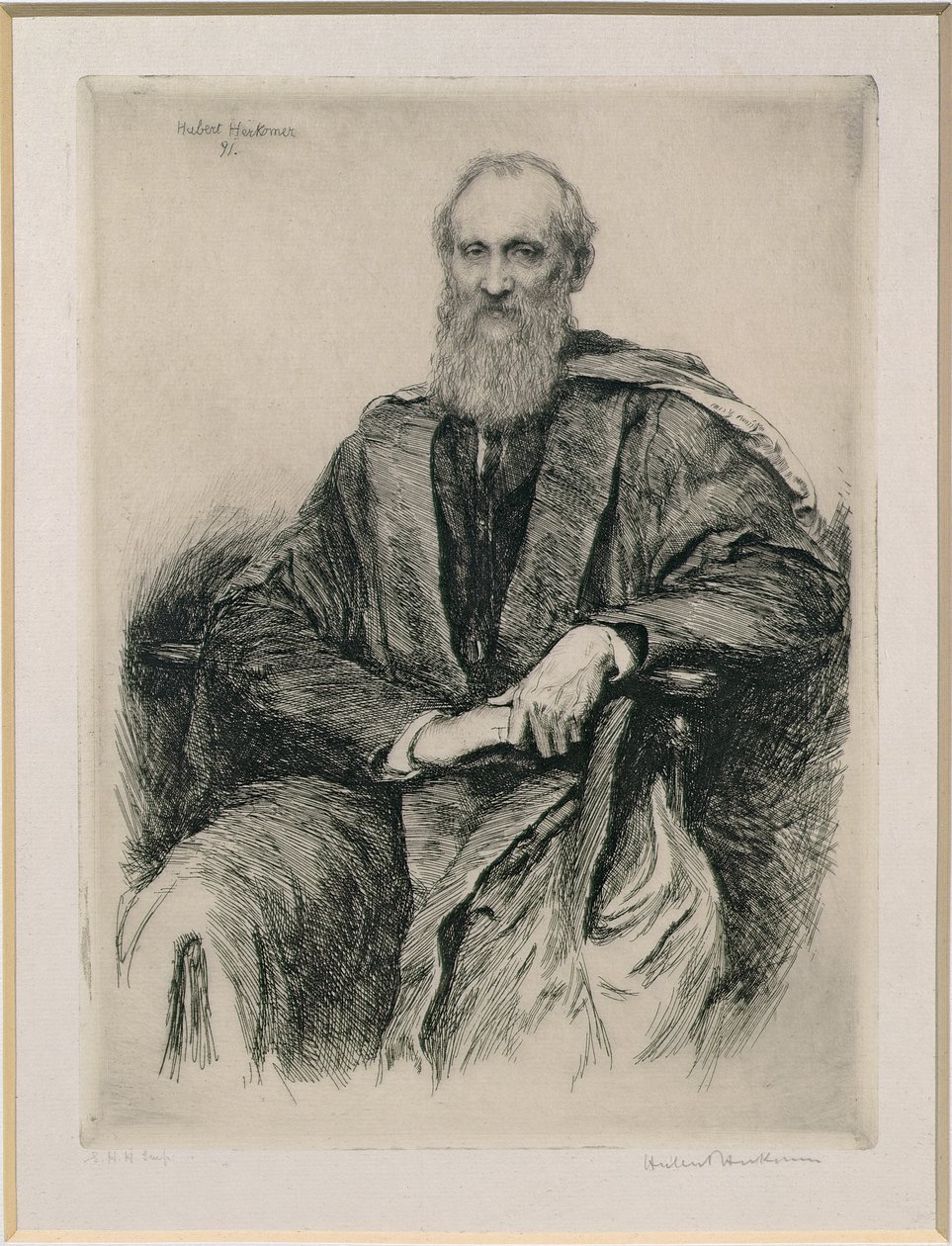 William Thomson, 1° Barone Kelvin, matematico e fisico britannico da Hubert von Herkomer