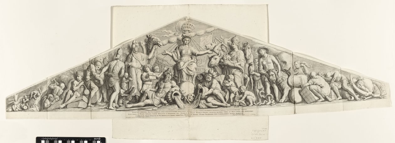 Allegoria del commercio di Amsterdam con i quattro continenti da Hubertus Quellinus
