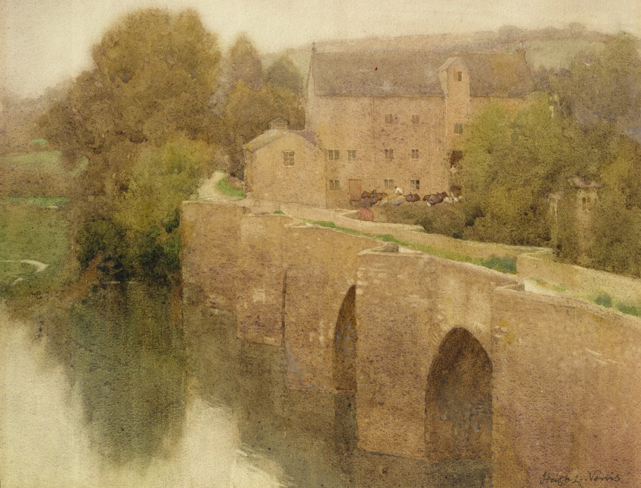 Ponte di Staverton, Devon da Hugh L. Norris