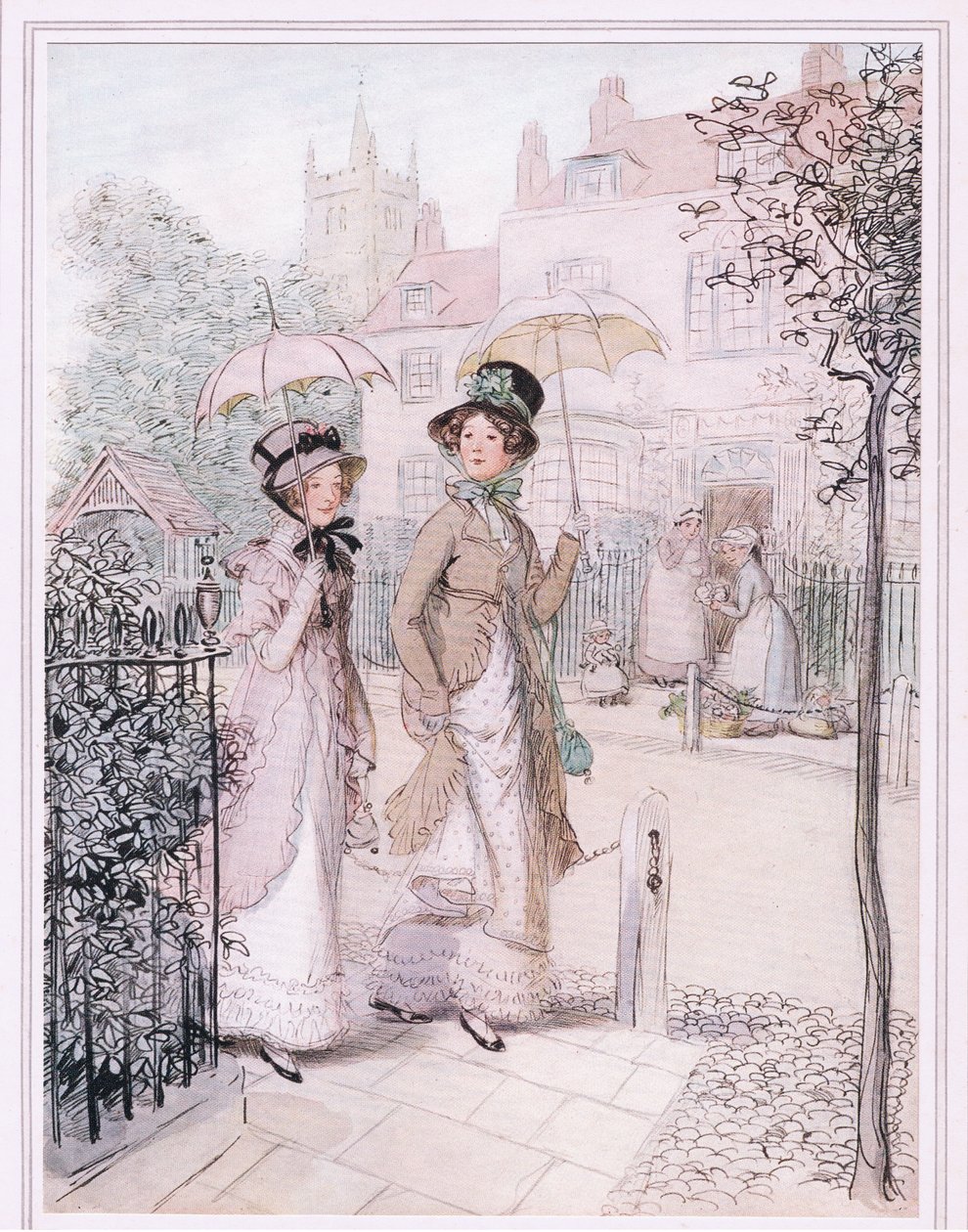 Miss Willoughby: Siamo conosciute ovunque ora, Susan, tu ed io, come le vecchie zitelle di Quality Street. da Hugh Thomson