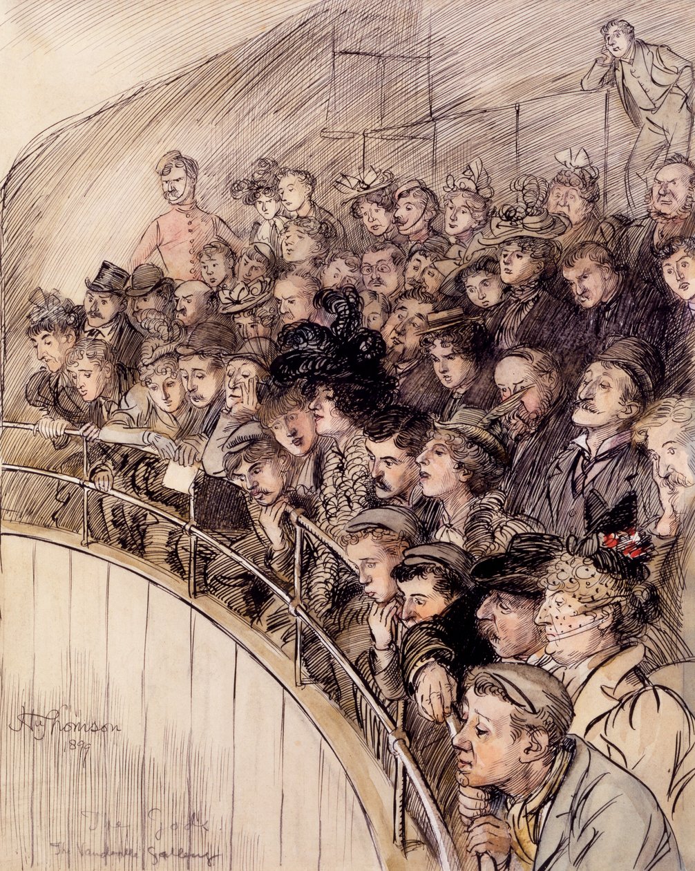Gli Dei, La Galleria del Vaudeville, 1899 da Hugh Thomson
