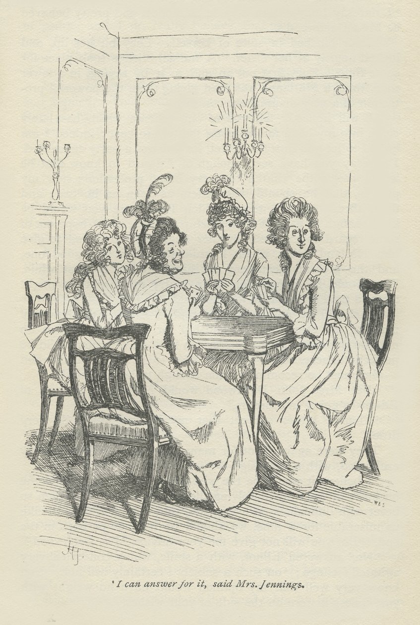 Posso garantirlo, disse la signora Jennings, 1896 da Hugh Thomson