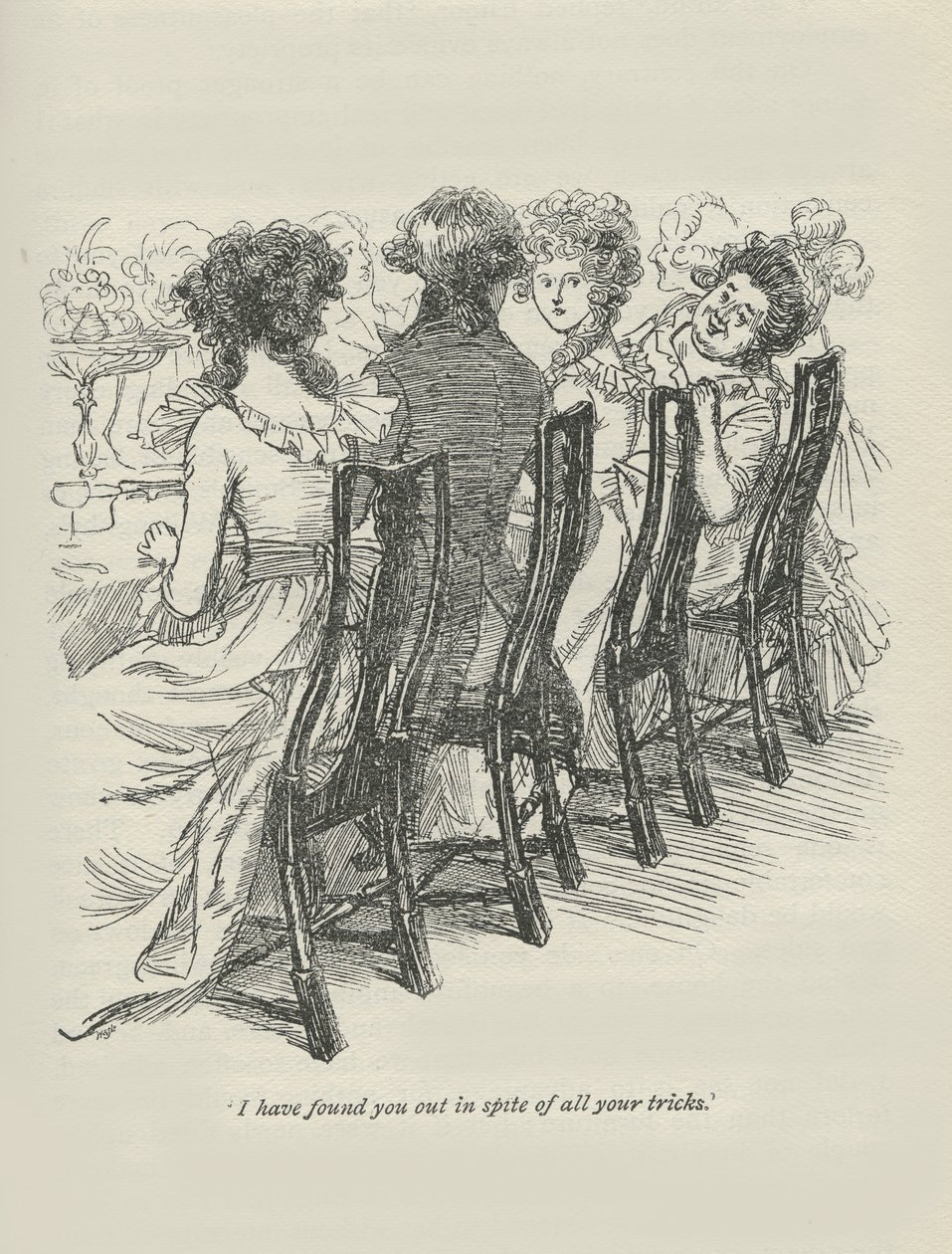 Ti ho trovato nonostante tutti i tuoi trucchi, 1896 da Hugh Thomson