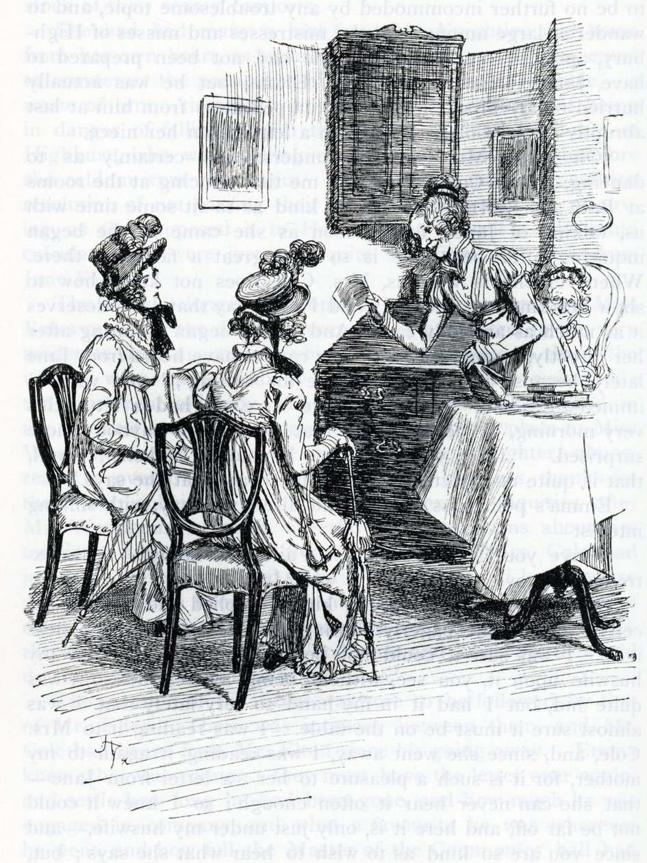 Illustrazione per "Emma" di Jane Austen da Hugh Thomson