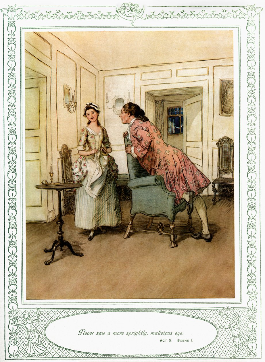 La commedia di Oliver Goldsmith 