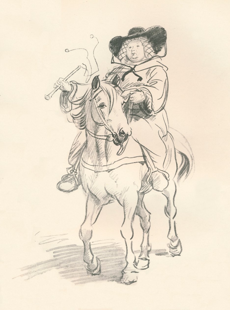 Schizzo preliminare per La moglie di Bath da Hugh Thomson