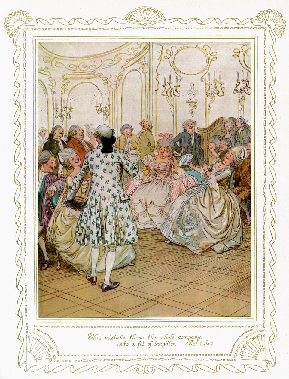 La scuola della maldicenza di Richard Brinsley Sheridan da Hugh Thomson