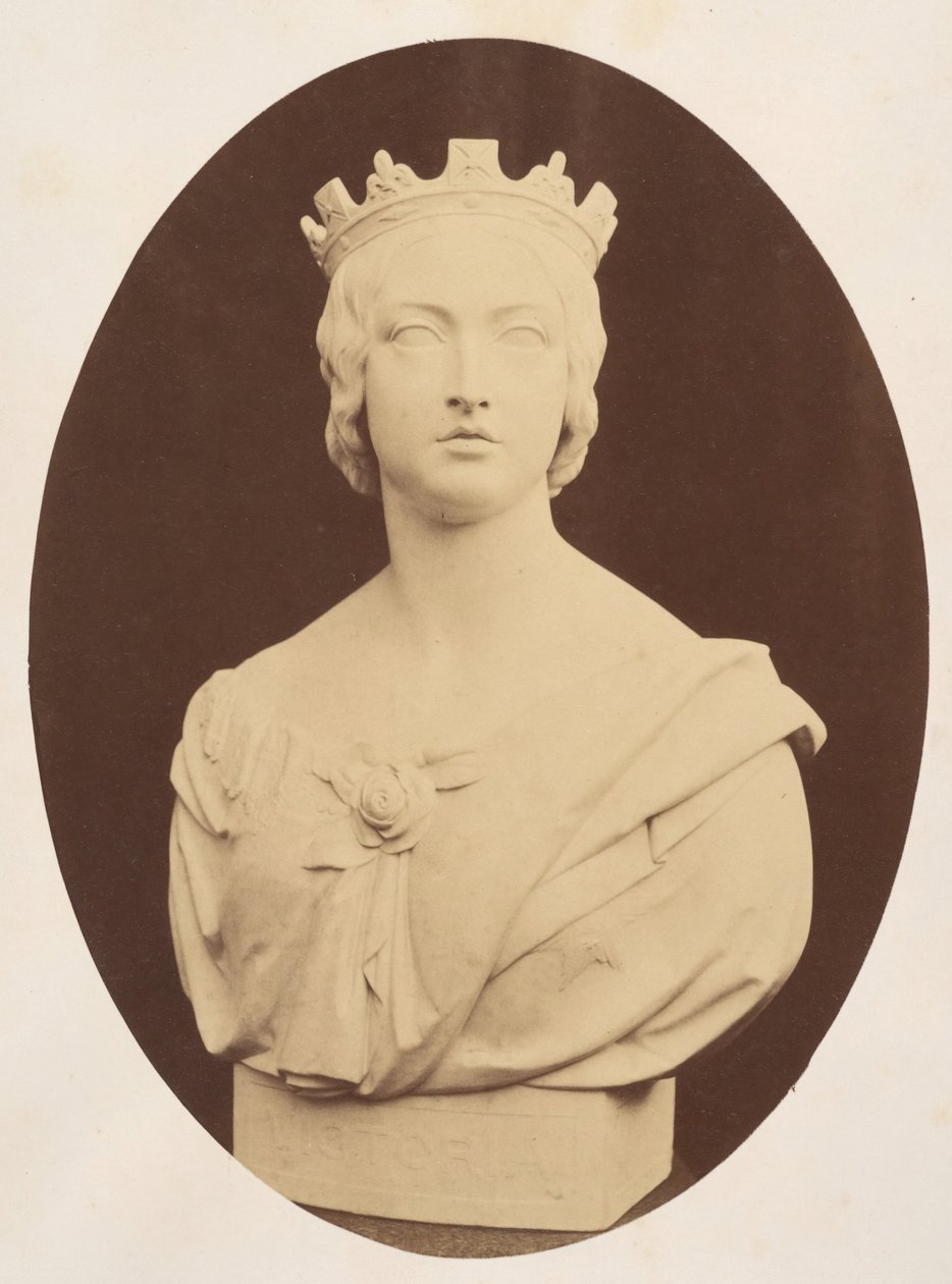 Copia di un busto di Sua Maestà la Regina Vittoria, di Joseph Durham, Esq. F.S.A. da Hugh Welch Diamond