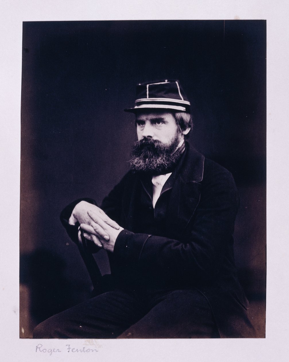 Ritratto di Roger Fenton da Hugh Welch Diamond