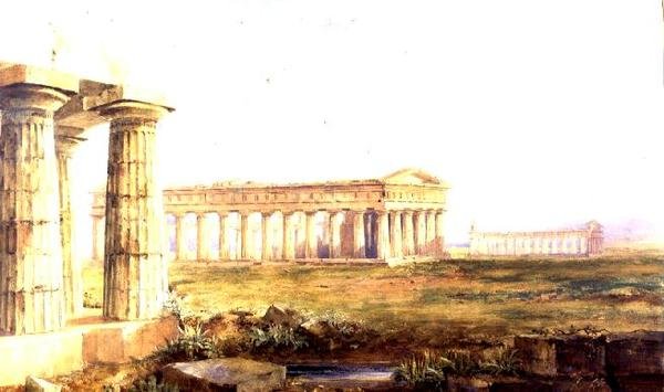I templi di Paestum da Hugh William Williams