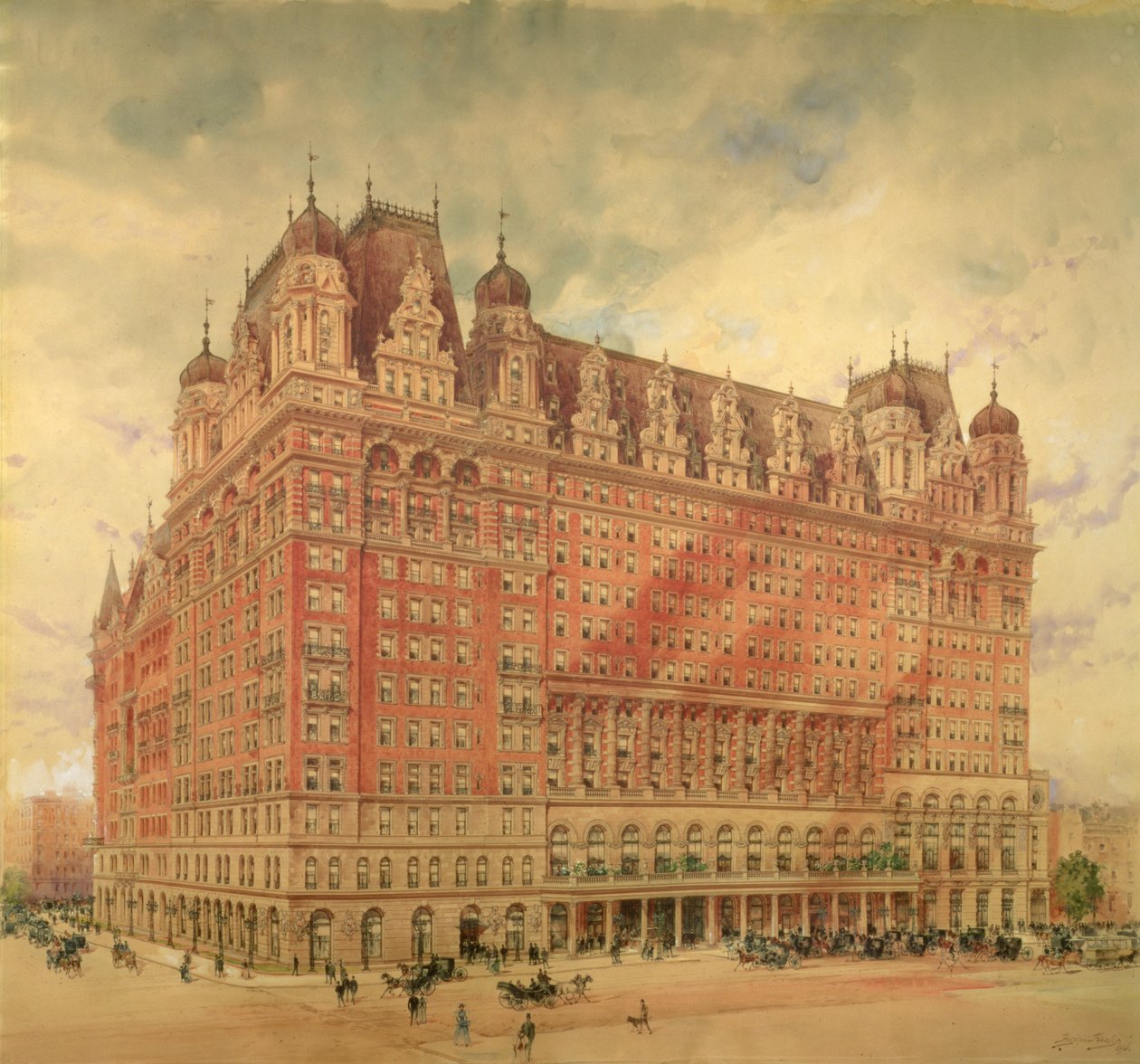 Hotel Waldorf Astoria, 1896 da Hughson Frederick Hawley