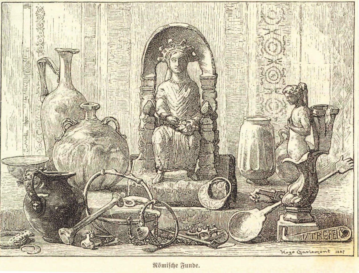 Scoperte romane, Celje da Hugo Charlemont