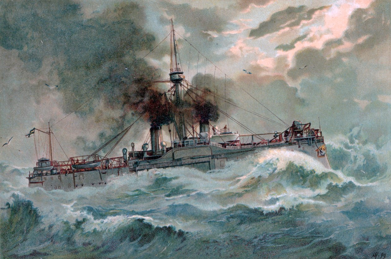 S.M. Nave da linea Oldenburg da Hugo Graf