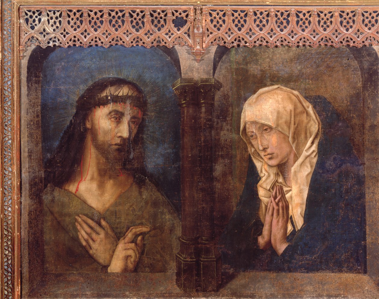 Cristo e la Vergine Addolorata da Hugo van der Goes